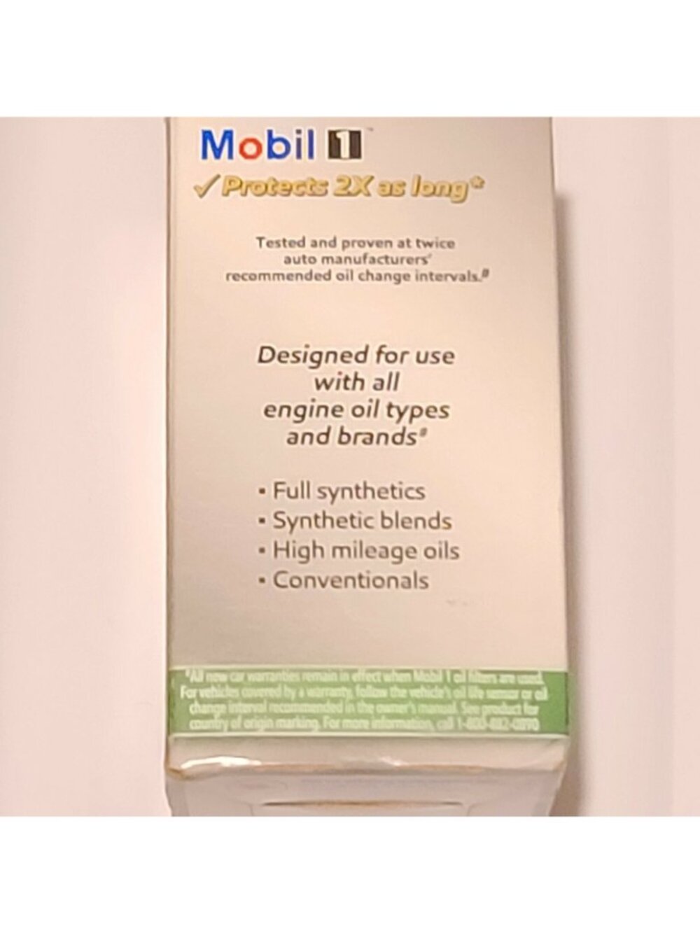 2 Pk Mobil 1 Extended Performance Oil Filter M1C-254A High Efficiency + Capacity - Picture 7 of 9